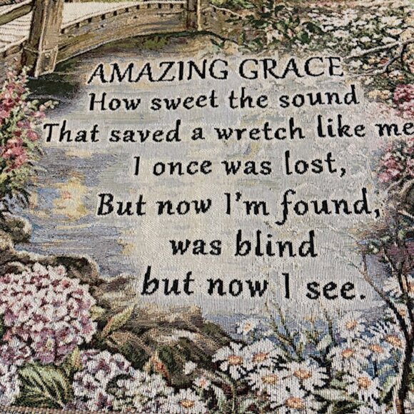 Beautiful Amazing Grace Throw  60"L x 50"W by artist, Dona Gelsinger - Picture 2 of 8